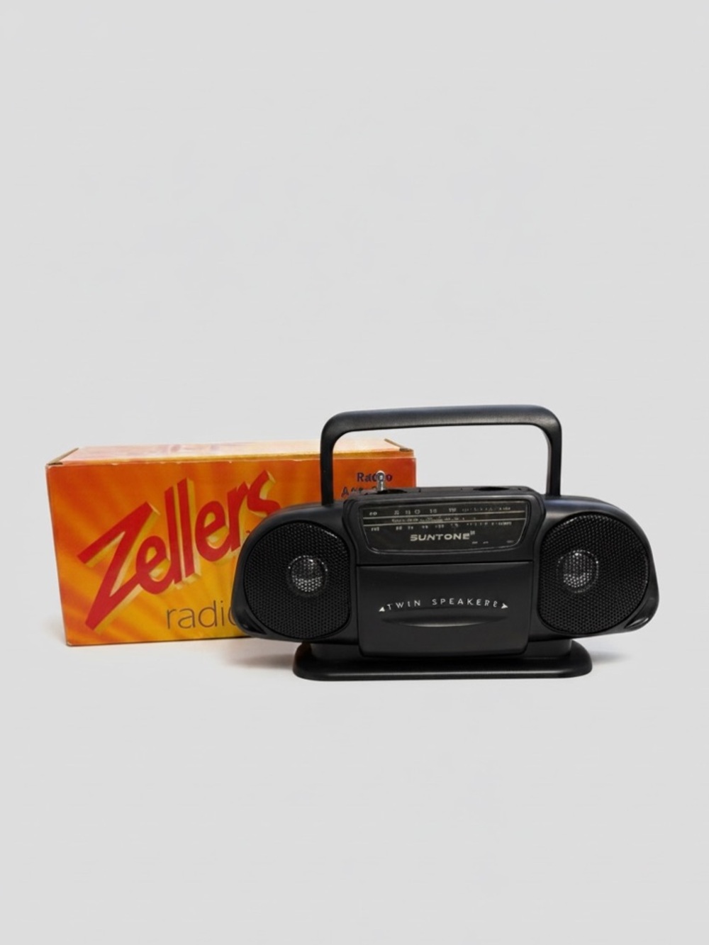 NOS Vintage 90’s Suntone AM/FM Mini Boom Box Portable Radio